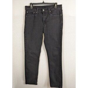 Levi's 511 Jeans Black Slim Fit Red Tab Stretch Denim Size 32 X 32